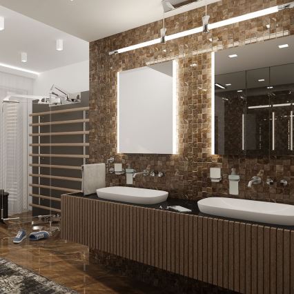 NIMCO ZP 11000 - LED-baggrundsbelyst badeværelsesspejl LED/18W/230V 6500K 60x40 cm IP44