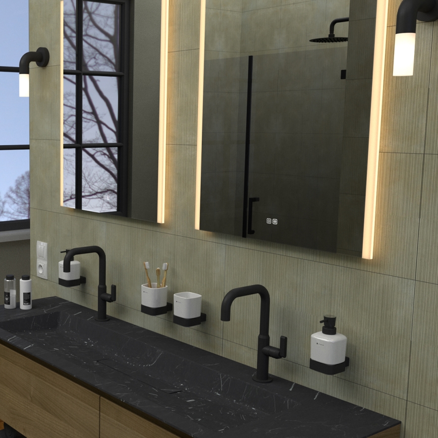 NIMCO ZP 11001VX - Dæmpbart LED-bagbelyst badeværelsesspejl LED/21W/230V 3000-6500K 70x50 cm IP44