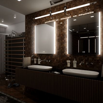 NIMCO ZP 11001VX - LED badeværelsesspejl med lys dæmpbart LED/21W/230V 3000-6500K 70x50 cm IP44