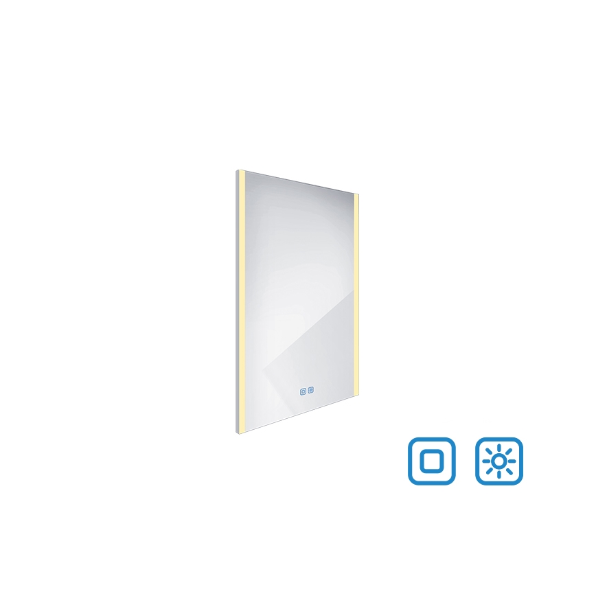NIMCO ZP 11001VX - LED badeværelsesspejl med lys dæmpbart LED/21W/230V 3000-6500K 70x50 cm IP44