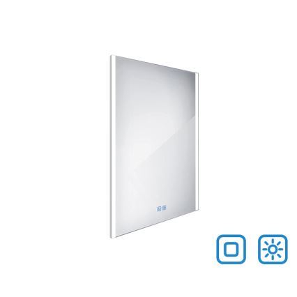 NIMCO ZP 11002VX - LED badeværelsesspejl med lys dæmpbart LED/24W/230V 3000-6500K 80x60 cm IP44