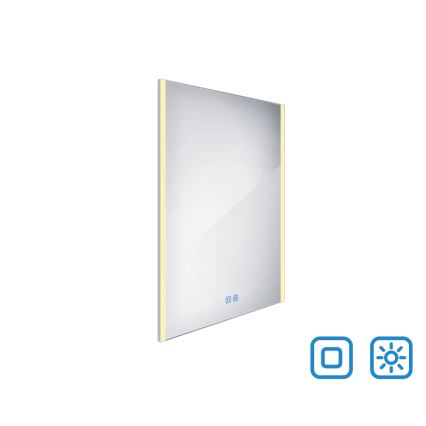 NIMCO ZP 11002VX - LED badeværelsesspejl med lys dæmpbart LED/24W/230V 3000-6500K 80x60 cm IP44