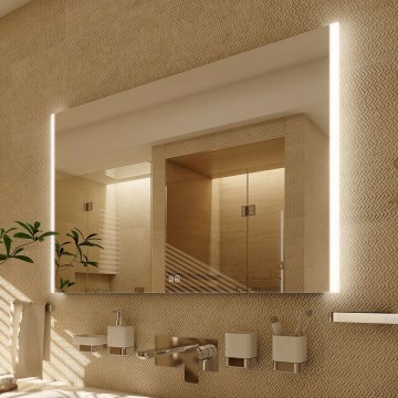 NIMCO ZP 11003VX - LED-dæmpbart baggrundsbelyst badeværelsespejl LED/21W/230V 3000-6500K 70x80 cm IP44