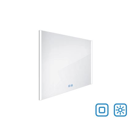 NIMCO ZP 11003VX - LED badeværelsesspejl med lys dæmpbart LED/21W/230V 3000-6500K 70x80 cm IP44