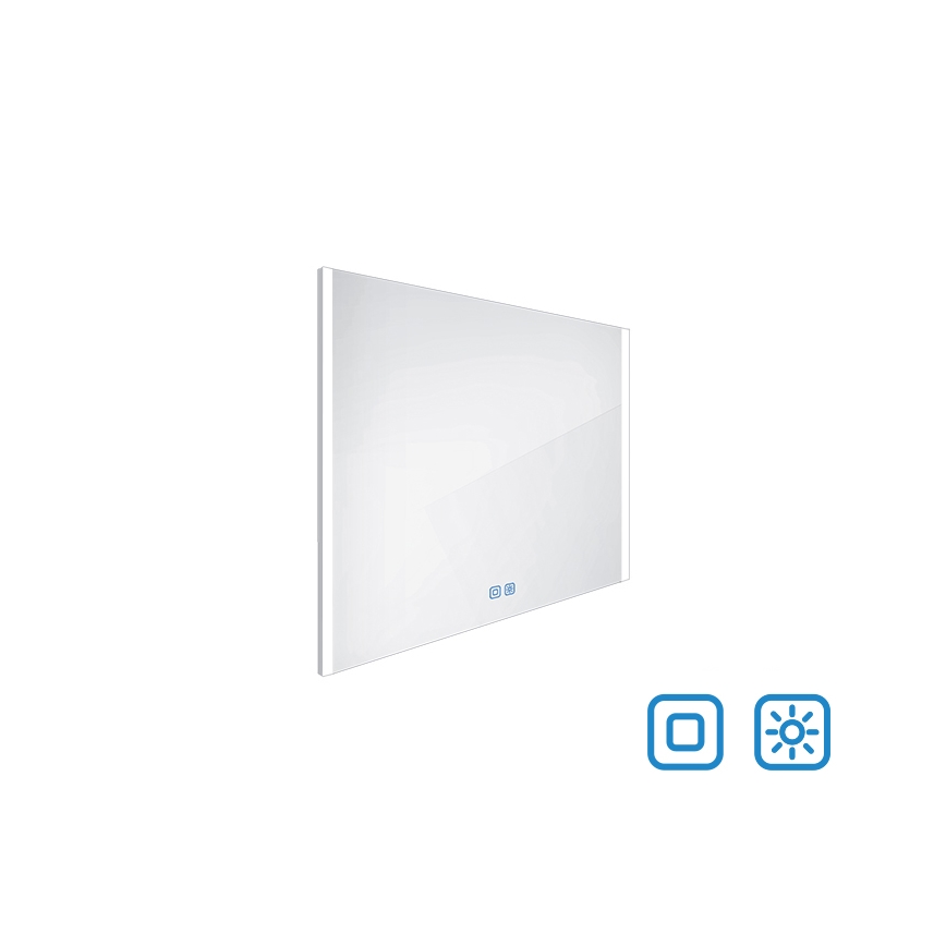 NIMCO ZP 11003VX - LED badeværelsesspejl med lys dæmpbart LED/21W/230V 3000-6500K 70x80 cm IP44