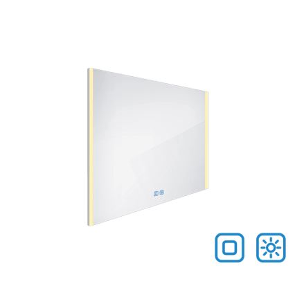 NIMCO ZP 11003VX - LED badeværelsesspejl med lys dæmpbart LED/21W/230V 3000-6500K 70x80 cm IP44