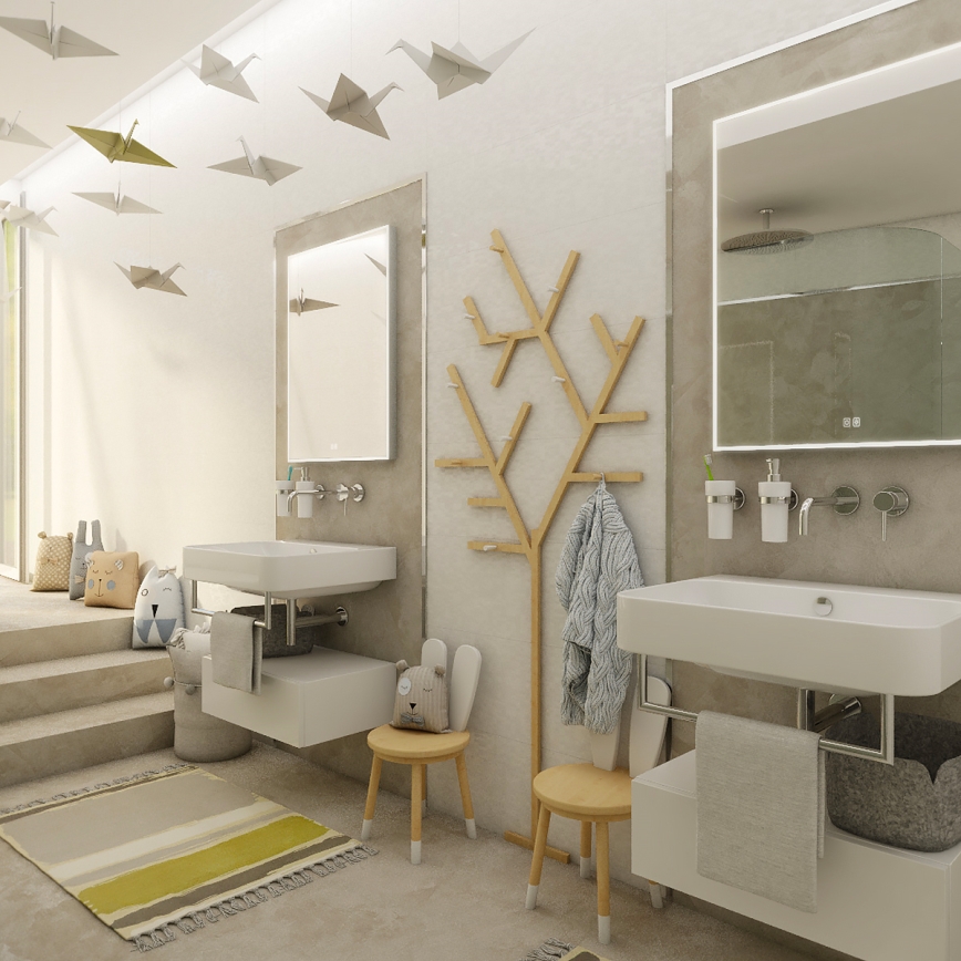 NIMCO ZP 13001VX - LED-dæmpbart spejl til badeværelset med baggrundsbelysning LED/35W/230V 3000-6500K 70x50 cm IP44