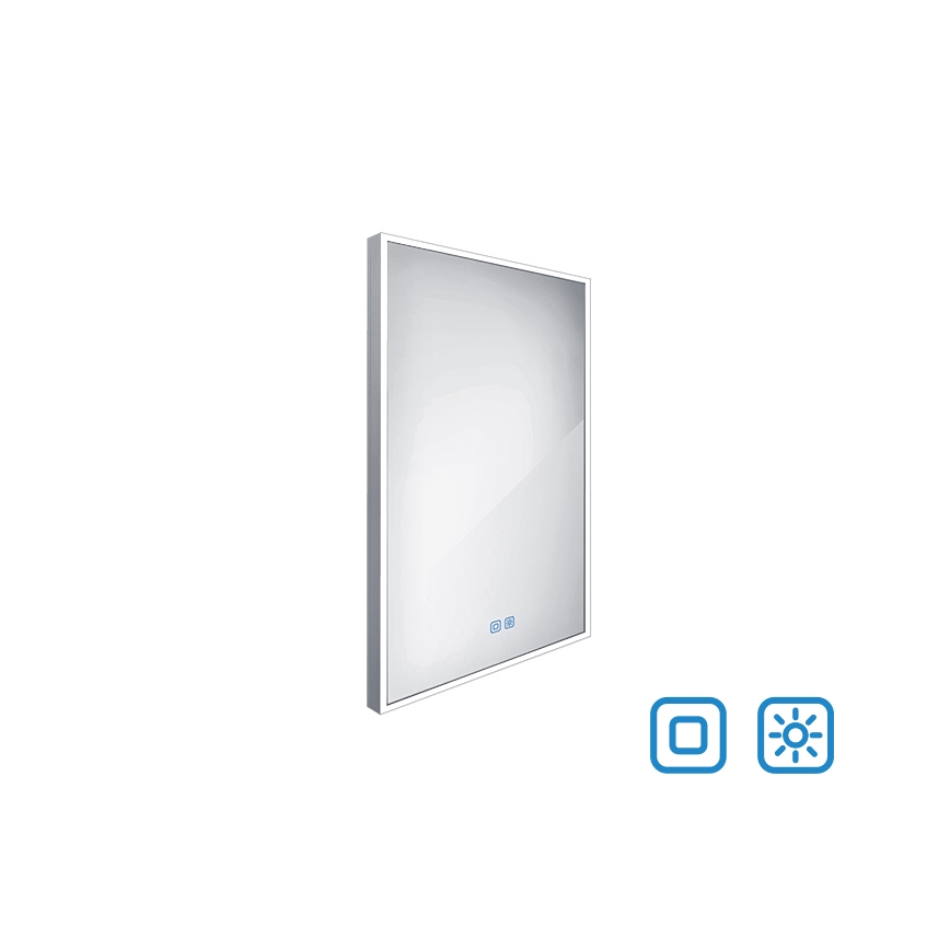 NIMCO ZP 13001VX - LED badeværelsesspejl med lys dæmpbart LED/35W/230V 3000-6500K 70x50 cm IP44