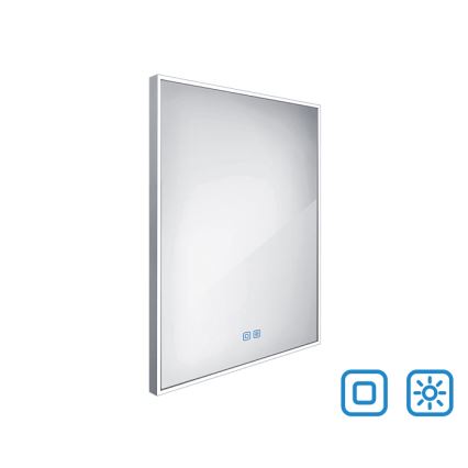 NIMCO ZP 13002VX - LED badeværelsesspejl med lys dæmpbart LED/41W/230V 3000-6500K 80x60 cm IP44