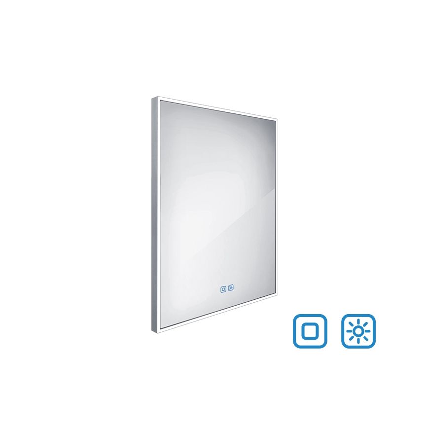 NIMCO ZP 13002VX - LED badeværelsesspejl med lys dæmpbart LED/41W/230V 3000-6500K 80x60 cm IP44