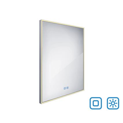NIMCO ZP 13002VX - LED badeværelsesspejl med lys dæmpbart LED/41W/230V 3000-6500K 80x60 cm IP44