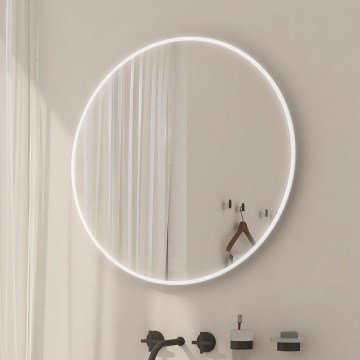 NIMCO ZP 26000R - LED badeværelsesspejl med baggrundslys LED/26W/230V 6500K Ø 60 cm IP44