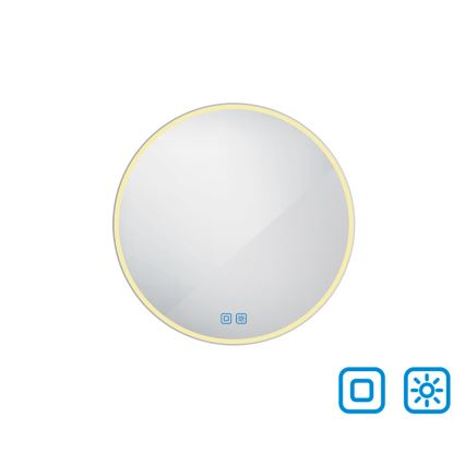 NIMCO ZP 26000RVX - LED-dæmpbart baggrundsbelyst badeværelsesspejl LED/26W/230V 3000-6500K Ø 60 cm IP44