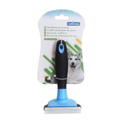 Nobleza - Børste til hunde og katte blå 7 cm