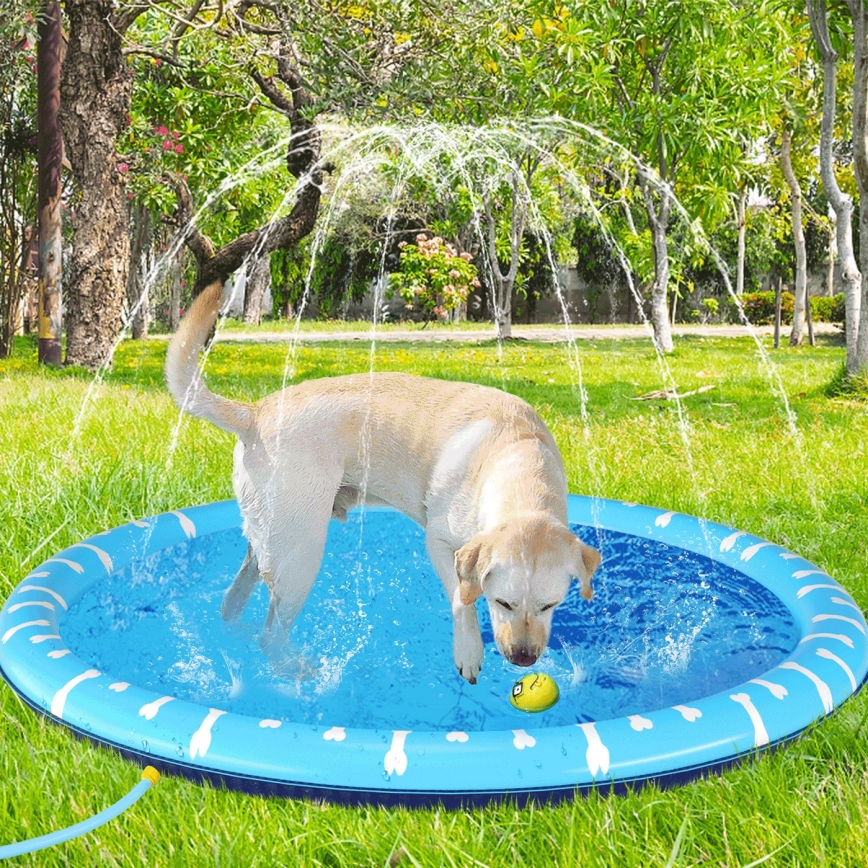 Nobleza - Hundepool med vandfontæne diameter 1,7m