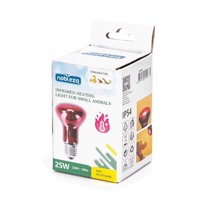 Nobleza - Infrarød pære til terrarier E27/25W230V IP54