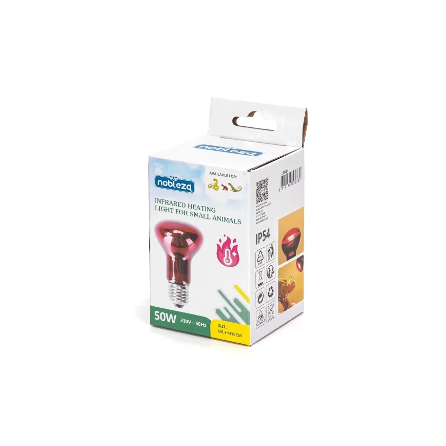 Nobleza - Infrarød pære til terrarier E27/50W230V IP54