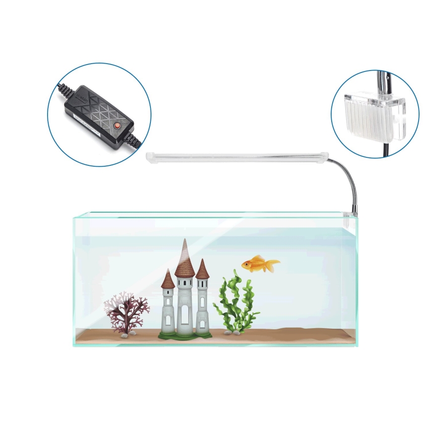 Nobleza - LED Akvariebelysning LED/8W/230V IPX7 30 cm