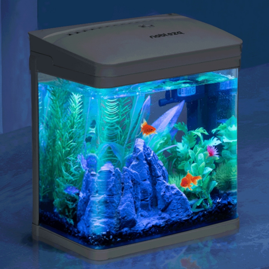 Nobleza - LED akvariebelysning m. RGB-farver LED/4W/230V IPX7 + fjernbetjening