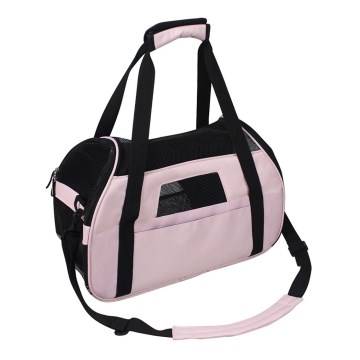 Nobleza - Transporttaske til kæledyr 48 cm pink