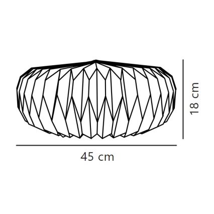 Nordlux - Lampeskærm til loftslampe BELLOY E27 Ø 45 cm
