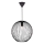 Nordlux - BERONI pendel på ledning 1xE27/60W/230V sort