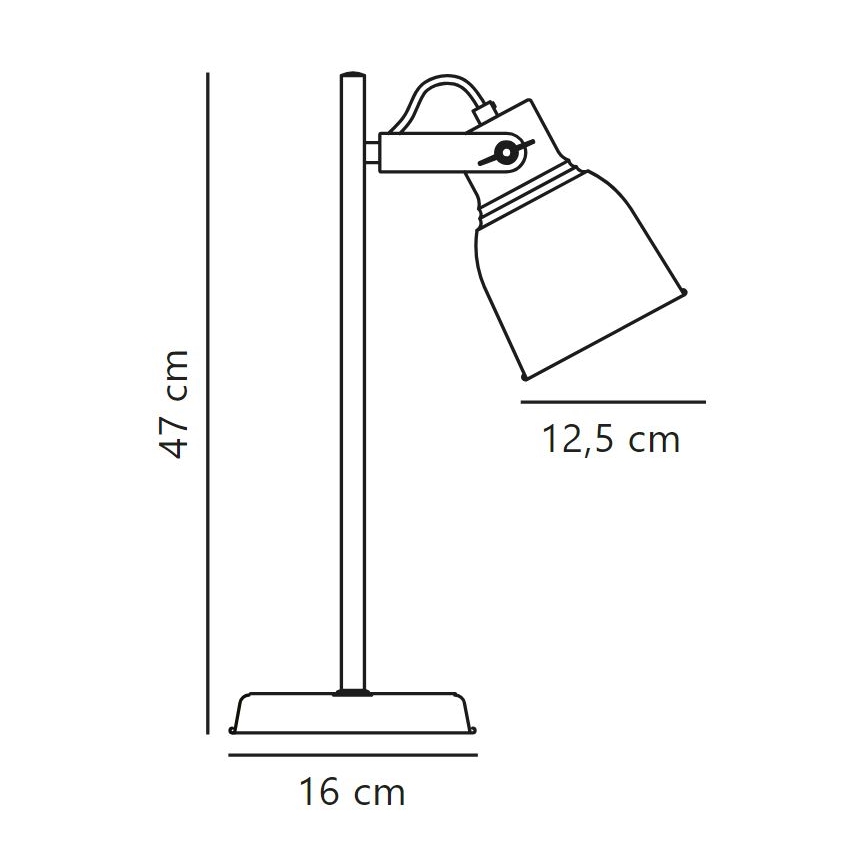 Nordlux - Bordlampe ADRIAN 1xE27/25W/230V