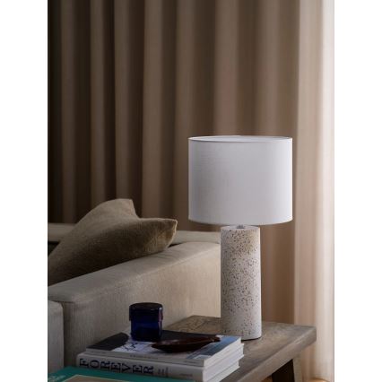 Nordlux - Bordlampe ANTIGA 1xE27/60W/230V hvid