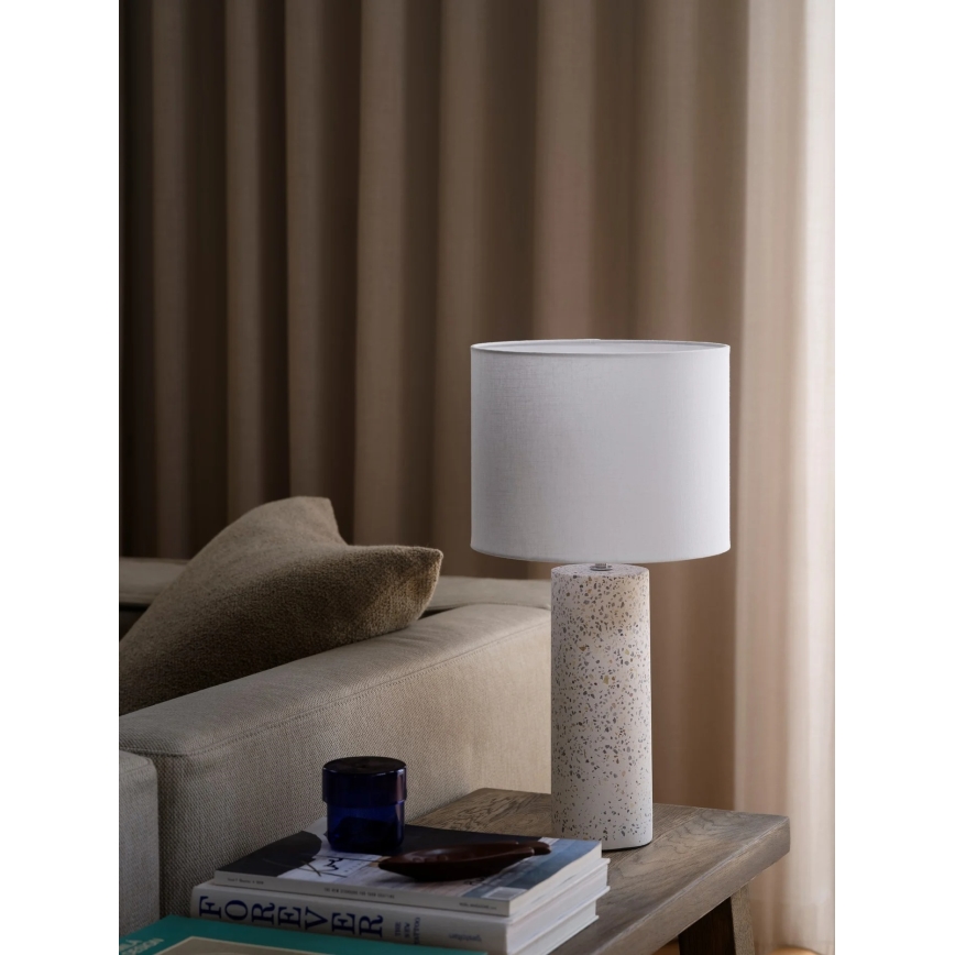 Nordlux - Bordlampe ANTIGA 1xE27/60W/230V hvid