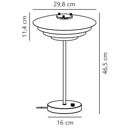 Nordlux - Bordlampe BRETAGNE 1xG9/25W/230V hvid