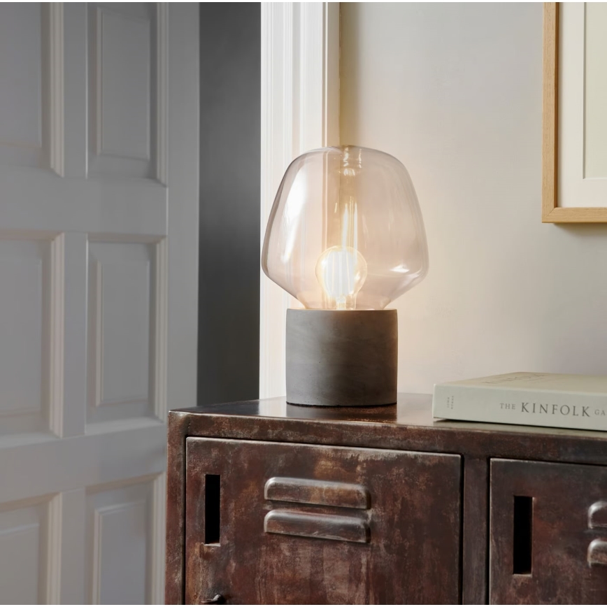 Nordlux - Bordlampe CHRISTINA 1xE27/25W/230V beton/grå