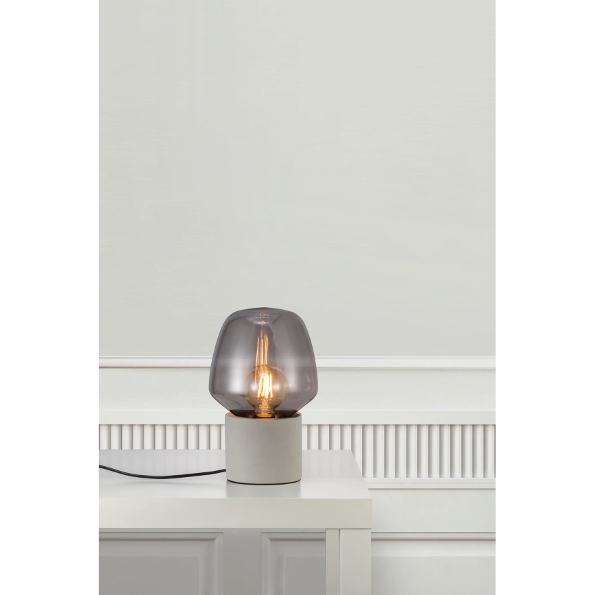 Nordlux - Bordlampe CHRISTINA 1xE27/25W/230V beton/sort
