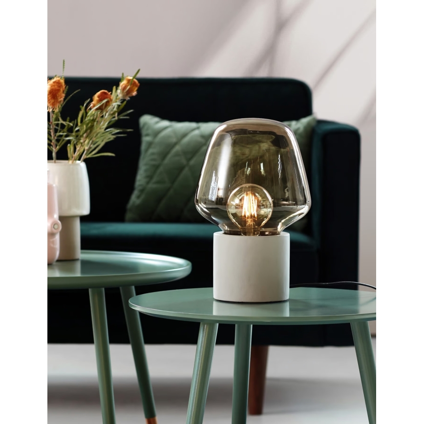 Nordlux - Bordlampe CHRISTINA 1xE27/25W/230V beton/sort