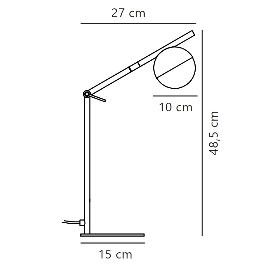 Nordlux - Bordlampe CONTINA 1xG9/5W/230V messing