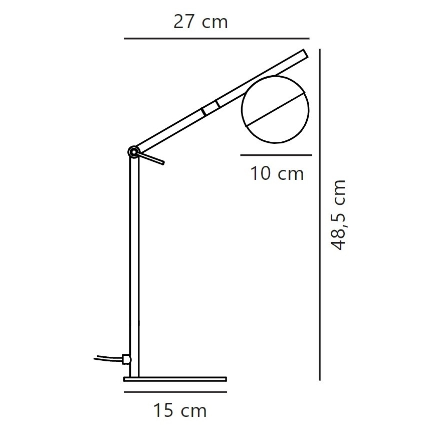 Nordlux - Bordlampe CONTINA 1xG9/5W/230V sort