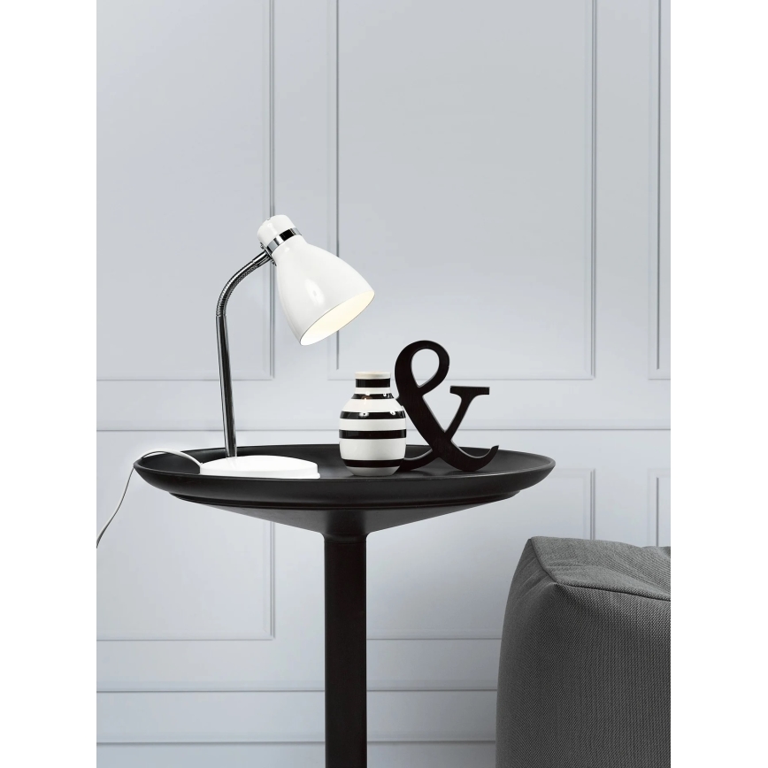 Nordlux - Bordlampe CYCLONE 1xE14/15W/230V hvid