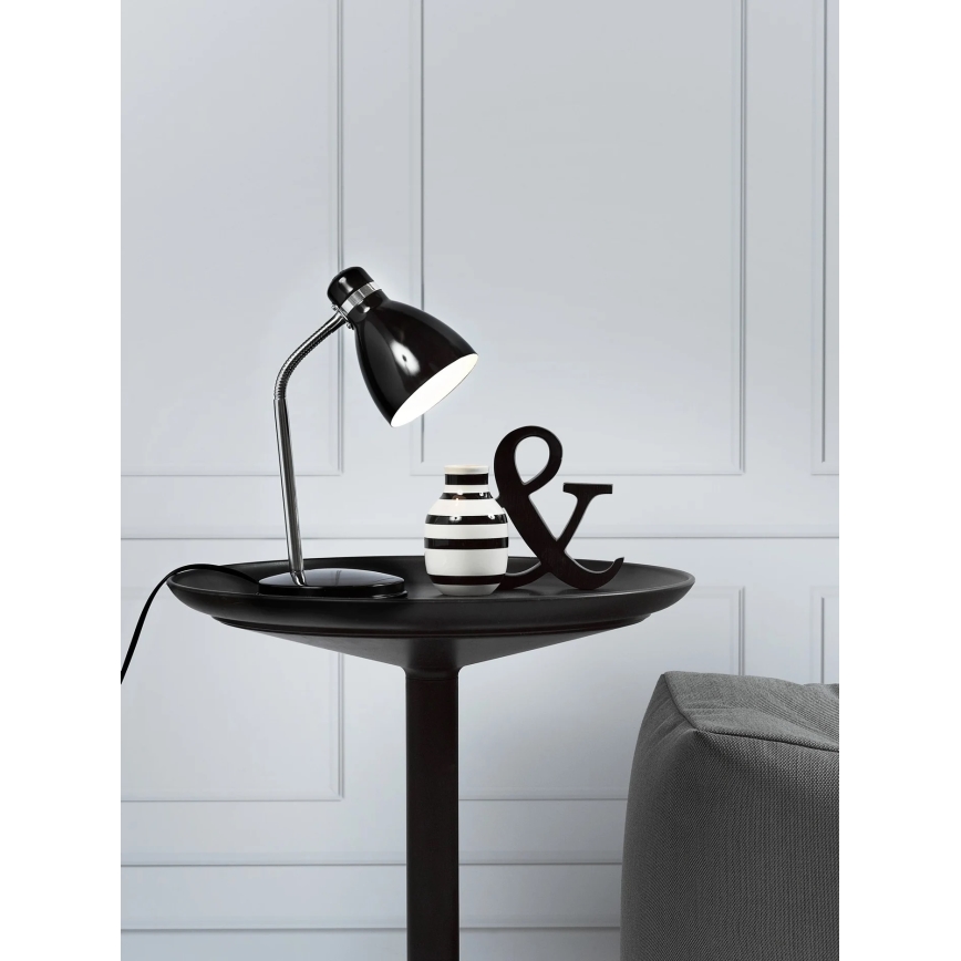 Nordlux - Bordlampe CYCLONE 1xE14/15W/230V sort