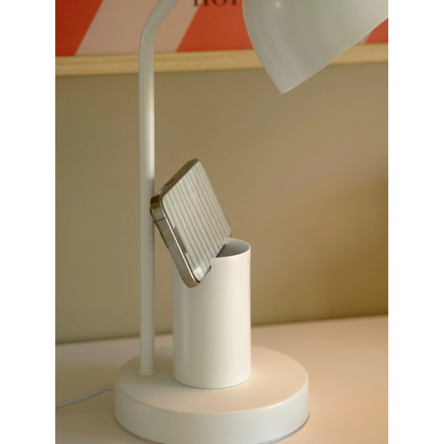 Nordlux - Bordlampe DEVONE 1xE27/15W/230V hvid