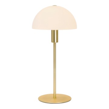 Nordlux - Bordlampe ELLEN 1xE14/40W/230V guldfarvet/hvid