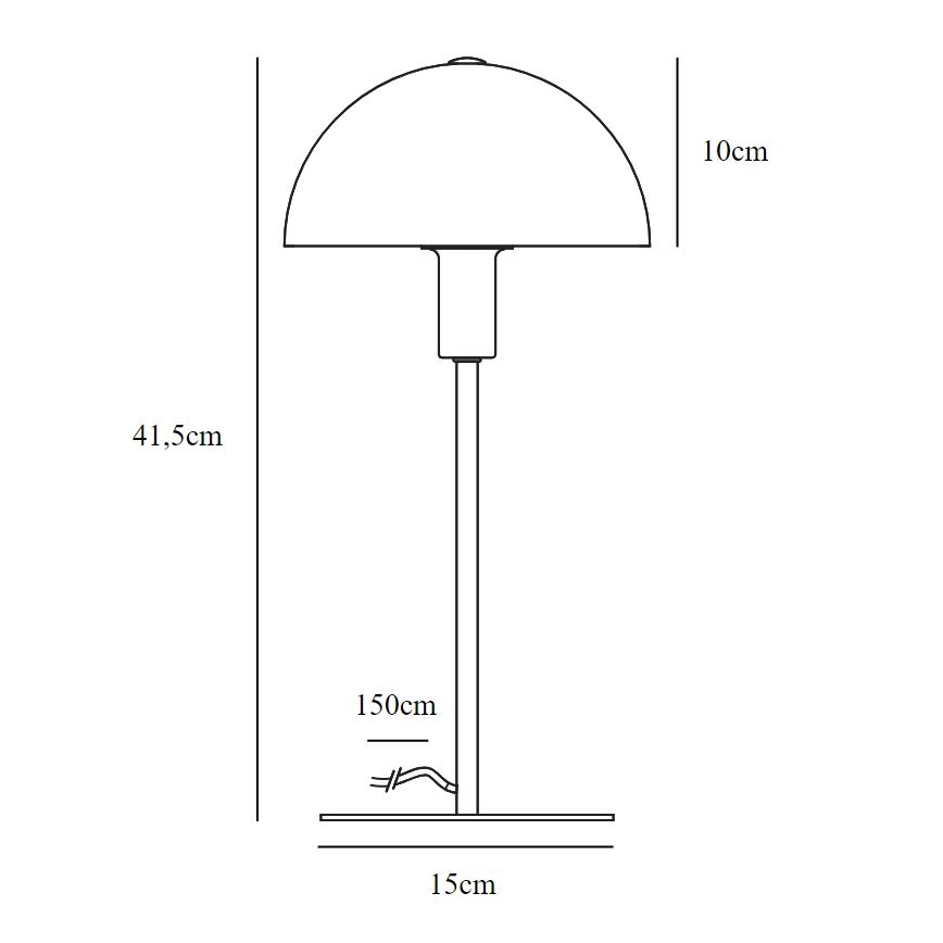Nordlux - Bordlampe ELLEN 1xE14/40W/230V