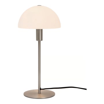 Nordlux - Bordlampe ELLEN 1xE14/40W/230V mat krom/hvid