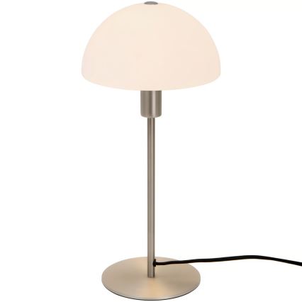 Nordlux - Bordlampe ELLEN 1xE14/40W/230V mat krom/hvid