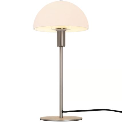 Nordlux - Bordlampe ELLEN 1xE14/40W/230V mat krom/hvid