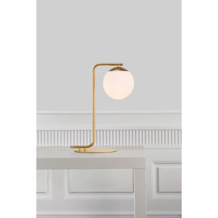Nordlux - Bordlampe GRANT 1xE14/40W/230V guldfarvet