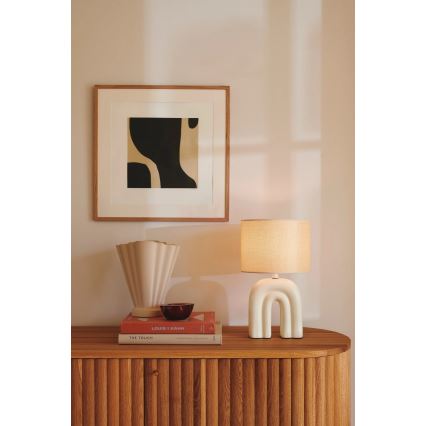 Nordlux - Bordlampe HAZE 1xE27/40W/230V beige