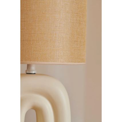 Nordlux - Bordlampe HAZE 1xE27/40W/230V beige
