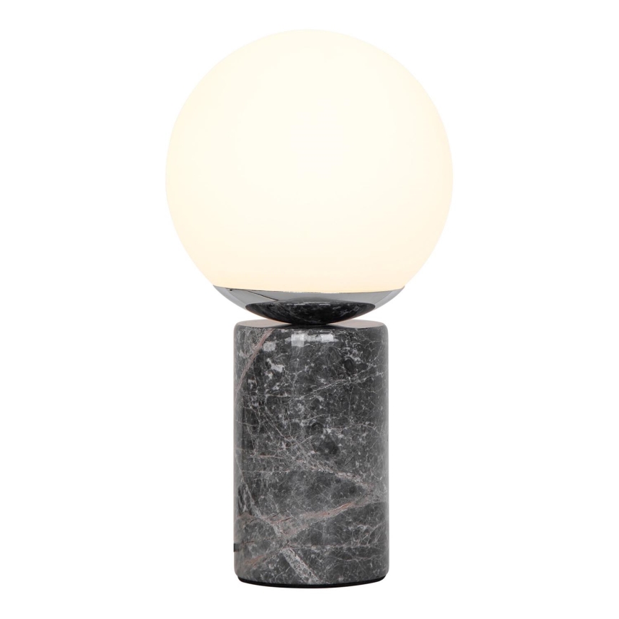 Nordlux - Bordlampe LILLY 1xE14/25W/230V marmor/grå