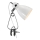 Nordlux - Bordlampe med klemme CYCLONE 1xE14/15W/230V hvid
