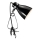 Nordlux - Bordlampe med klemme CYCLONE 1xE14/15W/230V sort