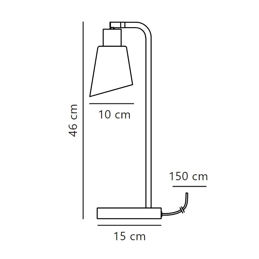 Nordlux - Bordlampe MOLLI 1xE14/25W/230V